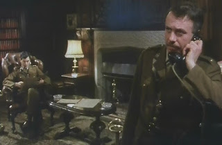 Screenshot from Spy! Episodee 2 - Camp 020 - BBC - 1980 The Major receives a call from the Commandant in the Officer