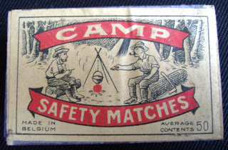 Box of Camp Safety Matches of the style found on Janowski (National Education Network Gallery website)