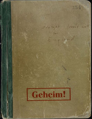 Cover of theSinderfahndungsliste Grossbritannien aka Gestapo Arrest List for England aka The Black Book