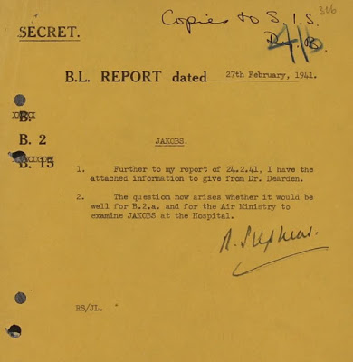 An MI5 document by R.W.G. Stephens