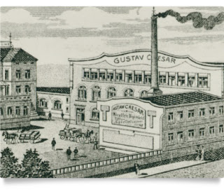 Gustav Caesar GmbH - drawing of factory (image from Gustav Caesar website)