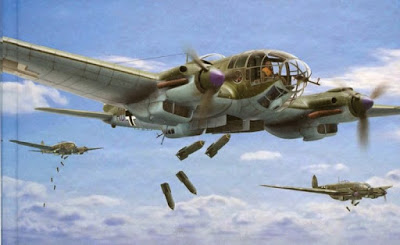 HE 111 (painting)  (From German Aircraft of WWII website)