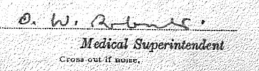 Josef Jakobs medical record extract