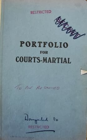 Court Martial document of Josef Jakobs, National Archives