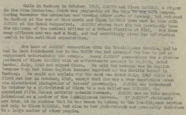 June 25, 1941 - KV 2/25 - 96a - Summary Report on Josef Jakobs written by Lt. Sampson.