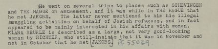 May 19, 1941 - KV 2/30 - 15a - Interrogation of Karel Richter by Lt. Short re: Clara Bauerle.