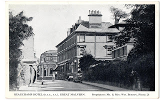 Beauchamp Hotel, Malvern (from Hip Post Card site)