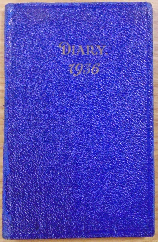 Blue diary - cover (National Archives KV 2/27)