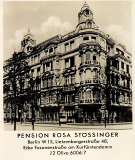 Postcard - Pension Rosa Stössinger - Berlin