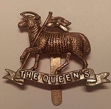 The Queen's Regiment cap badge