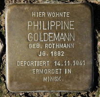 Stolperstein for Gustav Goldeman