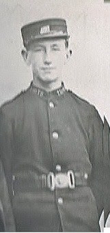 James John Rymer in his London Postal Service uniform (from Ancestry.co.uk)