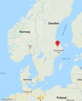 Map of Storvreta, Sweden