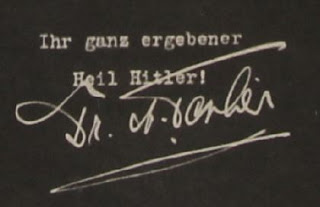 Signature of Dr. Arthur Albert Tester - 8 April 1942