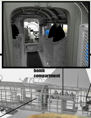 Three-dimensional computer model of the interior of an HE 111 (from Cobra 6 - Deviant Art - N.B. 2021 06 04 - page no longer exists)