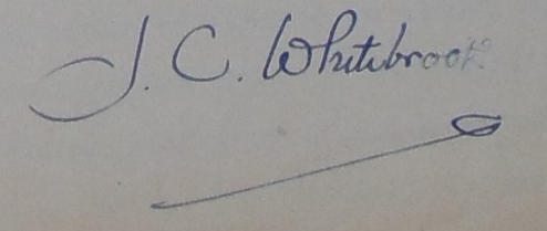 Signature of J.C. Whitebrook (1940)
