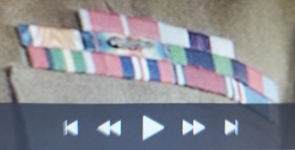 Medal ribbons of Lt. Col. Harry Galt from The Cage episode of Foyle's War.