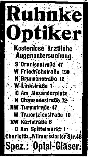 1911 Berlin Address book